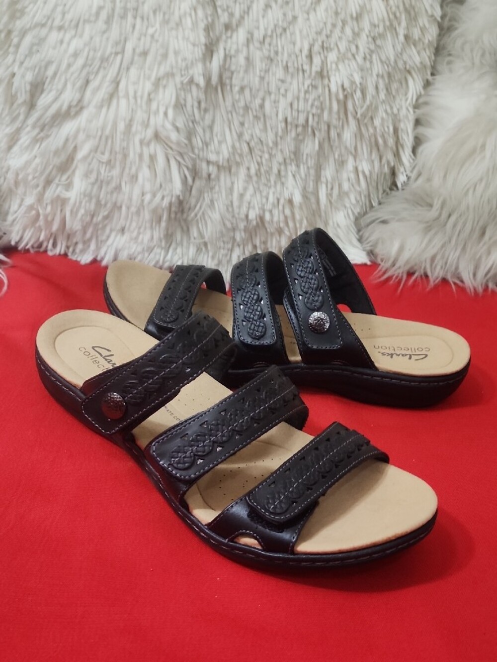 Clarks Kaurieann Cole Collection Women's Black Comfort Sandals
